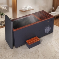 Bain froid commercial Vapasauna Factory avec revêtement intérieur en acier inoxydable pour projets d'hôtels, de centres de bien-être et d'hydrothérapie