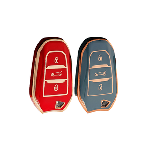 Nouvelle housse de <span class=keywords><strong>protection</strong></span> pour clé de voiture en TPU à 3 boutons, accessoire tendance pour les véhicules sans clé <span class=keywords><strong>Peugeot</strong></span> <span class=keywords><strong>308</strong></span> 408 508 2008 3008 5008 - Product Image 1