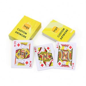 Factory Custom Print Make Your Own Design Playing Baloot Paper Plastic <b>Cards</b> With <b>Box</b> Package - Product Image 1