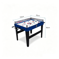 Table de hockey sur bâtonnets de type mini, jeu de hockey sur glace de table à commande manuelle pour la maison et la salle de jeux