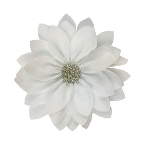 แฮนด์เมดใหม่อเมริกันเด็กกิ๊บเพชรดอกบัวชี้มุมสําหรับ DIY Headwear อุปกรณ์เสริม - Product Image 5