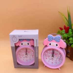 Réveil AL Kuromi Kawaii <span class=keywords><strong>Anime</strong></span> My Melody Réveil avec minuterie Cinnamoroll Mini Réveil pour salon Maison - Product Image 5