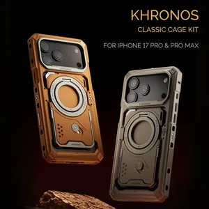 <span class=keywords><strong>Iron</strong></span> Head TILTA Compatible avec <span class=keywords><strong>iPhone</strong></span> 17 <span class=keywords><strong>Pro</strong></span>/ProMax Apple 17 Phone Rabbit Cage Housse de protection en métal alliage d'aluminium Professionnel - Product Image 2