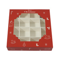 Emballage de Noël pliable de luxe en papier pour bonbons, pâtisseries, biscuits, chocolats, gâteaux, aliments pour bébés, avec gaufrage et pelliculage mat gratuit