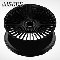 Jantes en alliage forgé noir brillant JJSEES 20 21 22 24 pouces pour voitures particulières, compatibles avec Land Rover Range Rover Vogue.