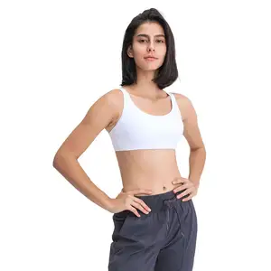 Nouvel arrivage de soutien-gorge de yoga vêtements actifs marque privée soutiens-gorge de yoga fitness dos nu soutiens-gorge de sport de yoga pour les femmes