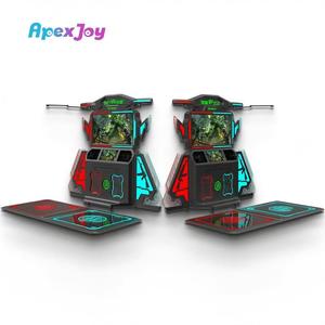 <span class=keywords><strong>Prix</strong></span> Usine Machine <span class=keywords><strong>de</strong></span> Jeu VR <span class=keywords><strong>de</strong></span> Tir pour 2 Joueurs, Simulateur d'Arcade Métallique à Double Écran 55" + 21.5", Service Complet pour Centre Commercial VR Cinema - Product Image 4