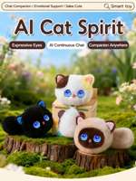 Poupée interactive intelligente Neopals Cat Fairy AI Companion, jouet en peluche en polyester, conversation vocale, pour les enfants de 2 à 14 ans, apprentissage éducatif