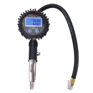 Manomètre numérique professionnel pour pneus, écran bleu HD, précision 1%, structure entièrement en alliage, pour réparation automobile - Product Image 2