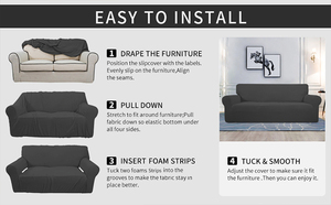 10 Colors High Elastic <strong>Stretch</strong> <strong>Sofa</strong> <strong>Cover</strong> Waterproof <strong>Sofa</strong> <strong>Cover</strong> Jacquard <strong>Sofa</strong> <strong>Covers</strong> - Product Image 6
