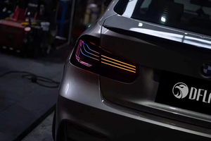 GUGO pour BMW Série 3 F30 F35 2013-2018 – Ensemble de <span class=keywords><strong>feux</strong></span> arrière LED RGB style CSL avec <span class=keywords><strong>feux</strong></span> de freinage, clignotants et <span class=keywords><strong>feux</strong></span> de recul - Product Image 3