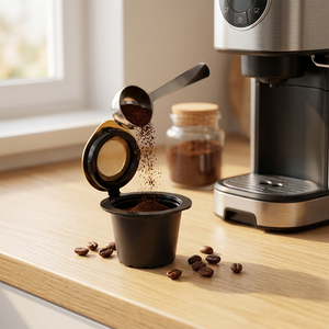 Nouvelle Offre Spéciale : Capsule de <span class=keywords><strong>Café</strong></span> Réutilisable en Acier Inoxydable Compatible avec les Machines <span class=keywords><strong>Nespresso</strong></span> – Outil de Torréfaction de <span class=keywords><strong>Café</strong></span> - Product Image 4