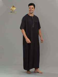HARAMAIN Nouvelle tenue décontractée pour hommes musulmans marocains, en mélange polyester et viscose sans couture, fabriquée dans une excellente usine - Product Image 2