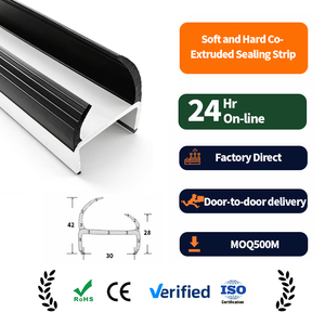 Fabrication directe usine – Bande d'étanchéité pour porte de <span class=keywords><strong>camion</strong></span> en PVC co-extrudé, sur mesure, étanche, avec service de découpe pour le transport de marchandises - Product Image 2