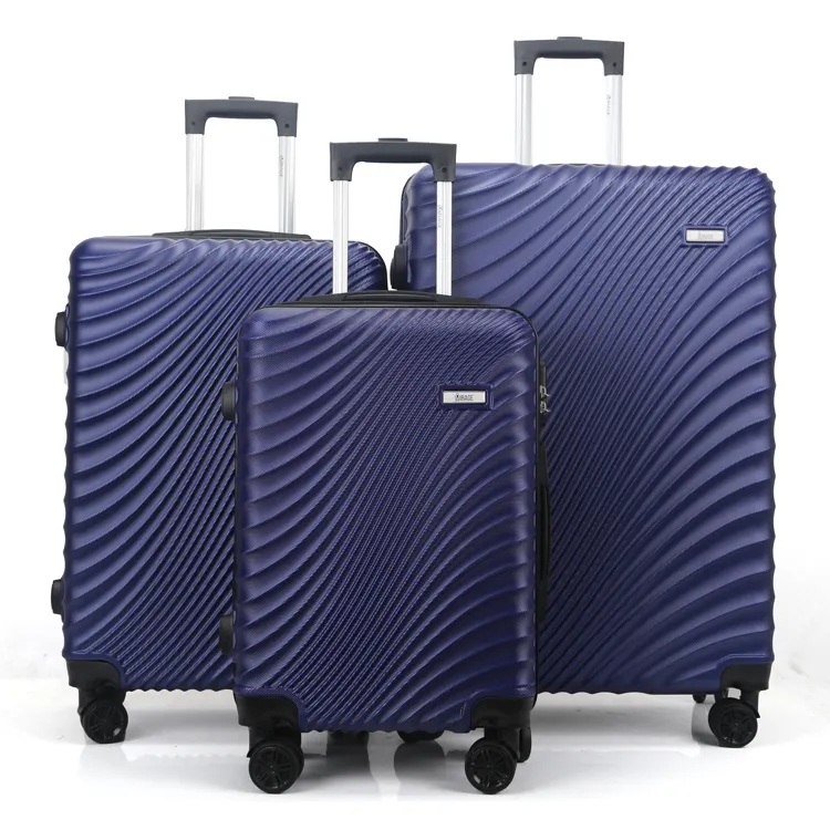 Ensemble de sacs à bagages avec chariot pc abs, Design personnalisé personnalisé, pour voyage, 20 ", 24", 28 ", offre spéciale