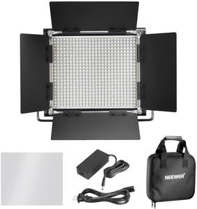 Nouveau kit d'éclairage vidéo à <span class=keywords><strong>LED</strong></span> bicolore dimmable <span class=keywords><strong>660</strong></span> avec support et sac de transport pour studio photo et tournage vidéo (lot de 2) - Product Image 6