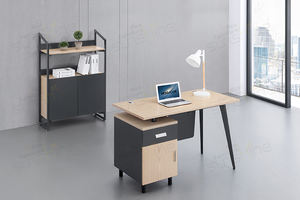 Popular marca Sunshine serie FX estilo moderno <span class=keywords><strong>en</strong></span> forma <span class=keywords><strong>de</strong></span> <span class=keywords><strong>L</strong></span> MDF madera CEO <span class=keywords><strong>Escritorio</strong></span> <span class=keywords><strong>de</strong></span> oficina ejecutiva - Product Image 4