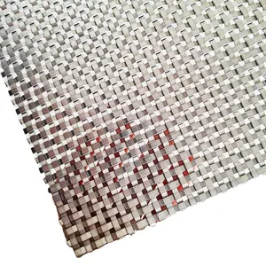 Aluminium Materiaal Kleur Geschilderd Decoratieve Chainmail Partitie/304 Platte Draad Decoratieve Scherm Mesh