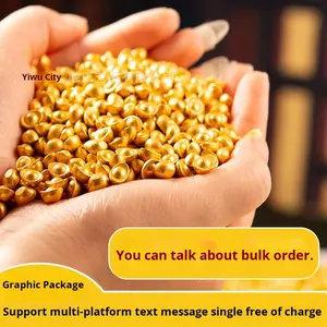 Miniatur simulasi batangan emas pasir emas batang logam kecil kerajinan aksesoris logam dekorasi rumah ornamen kecil perjalanan peringatan - Product Image 2