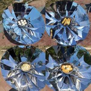 Cocina Solar Parabólica Portátil de Aluminio para Acampar al Aire Libre, Fabricante OEM - Product Image 3