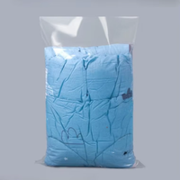 Sac en plastique PE transparent épaissi et pratique, étanche et anti-poussière, pour le stockage de farine et d'aliments, emballage express quotidien