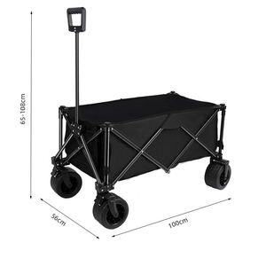 Rueda de tanque portátil de alta resistencia, plegable ajustable, carrito de jardín para exteriores, en la playa Picnic, carro de Camping plegable - Product Image 1