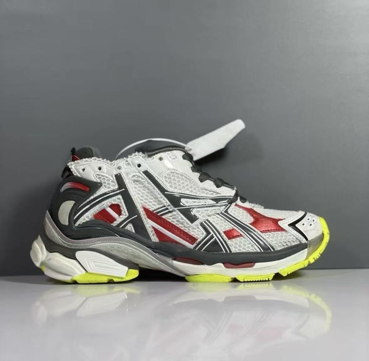 Orange green and white stripes combined