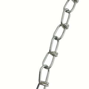 נירוסטה או מגולוון לנו שרשרת מסחרית כפולה לולאה כפולה g30 רשתות מסחריות - Product Image 6