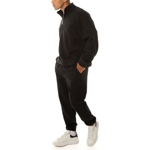 Wholesale Men <b>Tracksuit</b> Set Custom logo Fitted Fleece <b>Plain</b> <b>Tracksuit</b> Mens Sweatsuits Casual <b>Tracksuit</b> Sportswear for Mens - Product Image 3
