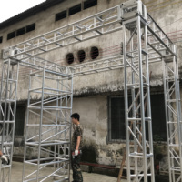 Truss de Aluminio Thomas con Tornillos para Iluminación de Eventos Pequeños, Exhibiciones, Bodas, Soporte Decorativo para Fiestas, Mini Truss de 300/400 mm