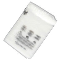 Sacs en plastique transparents en cellophane PE, auto-adhésifs, avec avertissement de suffocation, pour vêtements, vente en gros usine