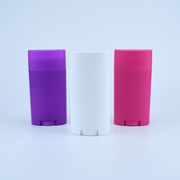 Tube de bâton cosmétique de forme ovale écologique de 30g 50g 75g contenant de bâton de déodorant solide parfumé anti-transpirant
