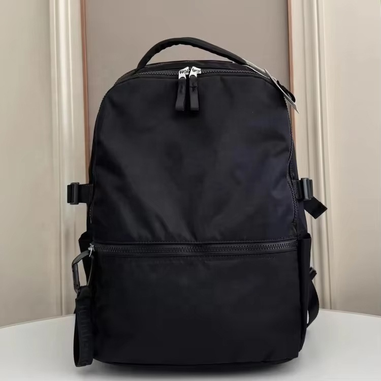 Оригинальный Бренд Lulu 22l Новый экипаж рюкзак черная сумка