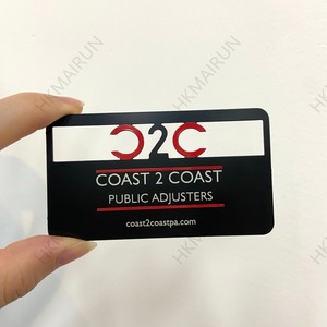 นามบัตรโลหะตามสั่งนามบัตรโลหะสแตนเลสใช้งานรหัส QR นามบัตรโลหะตามสั่ง - Product Image 5