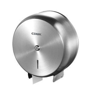 Dispenser di Carta a Muro CDWK in Acciaio Inox 304 per Rotoli Jumbo con Ugello a Dente di Sega CD-8006 - Product Image 1