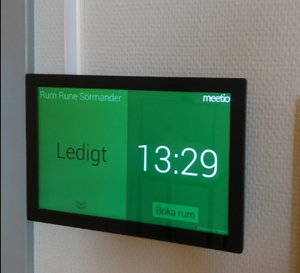 <span class=keywords><strong>Tablet</strong></span> LED con Schermo Touch per Montaggio a Parete in Vetro con POE NFC RFID per Prenotazione Sale Riunioni - Product Image 2