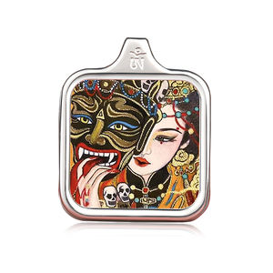 จี้พระธางก้า ซากิราม อะคาลา มะหะกะลา กาอู กล่องพระเครื่อง พระเครื่องเทพเจ้าแห่งความมั่งคั่งสีเหลือง พระเทพีเขียวทารา พระเครื่องพระพุทธรูป สร้อยคอสแตนเลส - Product Image 5