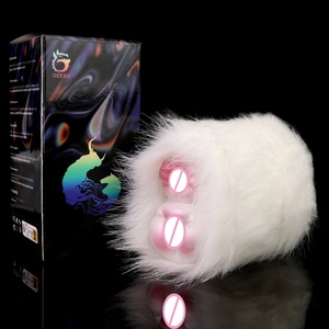 Godet de masturbation masculin en forme d'animal avec fourrure artificielle, 3 en 1, jouet sexuel en silicone souple, vagin réaliste, poche vaginale, canal tout-en-un - Product Image 2