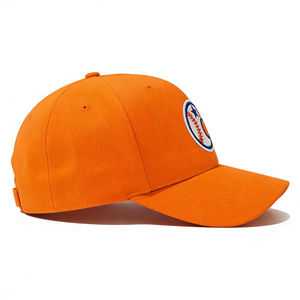 Gorra de Béisbol Naranja de 6 Paneles con Bordado de Estrella - Gorra Ajustable con Cierre a Presión para Golf, Senderismo y Running - Product Image 2