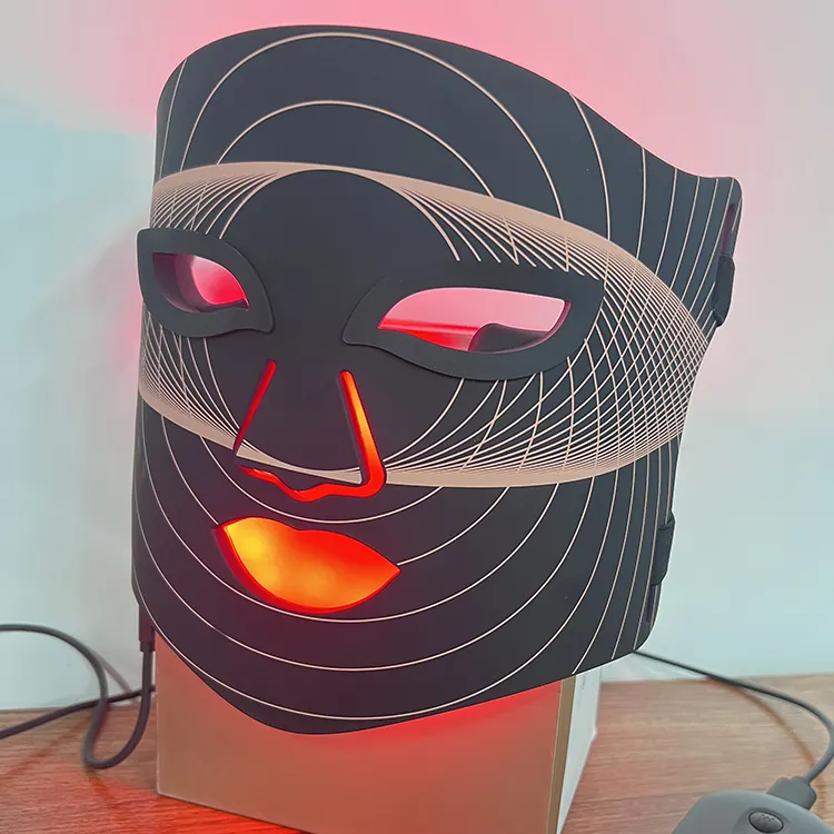 Maschera facciale a LED per la cura della pelle maschera a Led per terapia del Silicone maschera per il viso