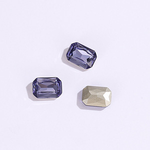 Cristales de Fantasía de Alta Calidad K9 en Forma Octogonal/Rectangular con Punta Trasera para Decoración de Uñas - Product Image 5