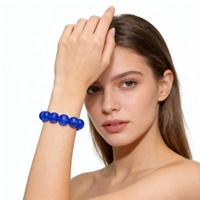Bracelets perlés tendance unisexe en saphir et rubis Starlight cultivés en laboratoire 2026
