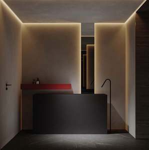 Armoires de cuisine modernes grises avec îlot au milieu, armoires en gros provenant de l'usine chinoise - Product Image 2