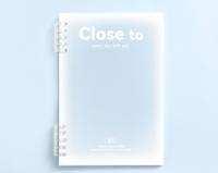 Recharges de papier A5 à 5 trous pour classeur à anneaux, cahier dégradé, 60 feuilles, pour usage bureautique et scolaire, en 4 couleurs pastel, vente en gros