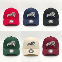 Gorra de Béisbol Unisex Premium, Ajustable, de Algodón Prelavado, Color Rojo Vibrante, con Monograma 3D Bordado en el Borde