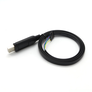 Cable OEM/ODM original FTDI FT232RL IC USB A a Dupont de 6 pines TTL 3.3V 5V UART, cable plano para enrutador, GPS, descarga y depuración - Product Image 2