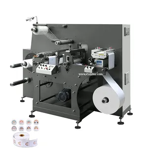 Hot Selling Semi Automatic Label Die Cutting Machine High Speed Adhesive Label Rotary Die Cutting and Slitting Machine