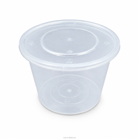 Conteneur alimentaire en PP de 900 ml avec couvercle transparent/blanc, design moderne, pour repas à emporter, stockage de produits de charcuterie, compatible micro-ondes, anti-fuite, sans BPA, recyclable