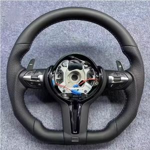 Volant en cuir noir M Performance adapté 320 525 F10 F20 F30 F15 F25 F07 F01 pièces de direction automatique pour <span class=keywords><strong>Bmw</strong></span> - Product Image 6