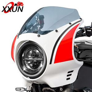 XXUN Copertura Faro Anteriore Moto Parabrezza per <span class=keywords><strong>YAMAHA</strong></span> XSR900 <span class=keywords><strong>XSR</strong></span> 900 2022 2023 2024 2025 - Product Image 1